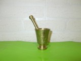 MOJAR masiv lucrat din BRONZ / ALAMA gravat in teme vegetale