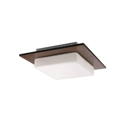 Plafoniera Patrata Andra Wenge 1xE27 60W foto