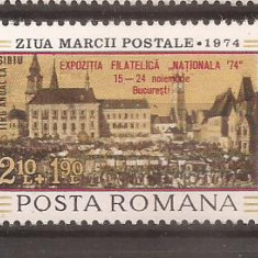 LP 864 Romania -1974-Expozitia Filatelica "Nationala '74" (supratipar)