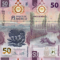 MEXIC 50 pesos 2021 polymer UNC!!!