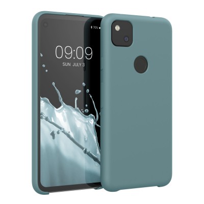 Husa pentru Google Pixel 4a, Silicon, Albastru, 52549.207 foto