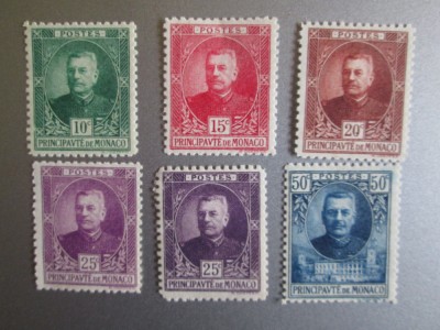 MONACO SERIE MNH/MH=202 foto