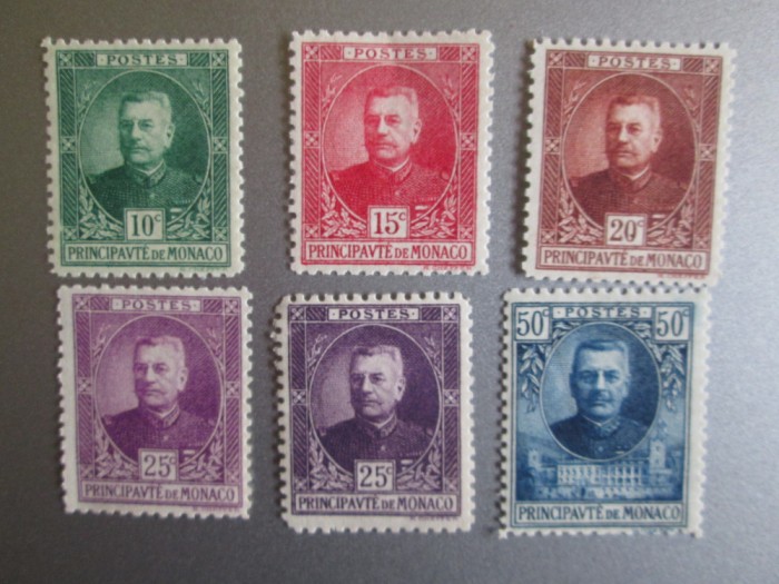 MONACO SERIE MNH/MH=202