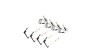 Set 4 swingere cu contragreutate si iluminare Baracuda