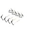 Set 4 swingere cu contragreutate si iluminare Baracuda