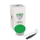 Capsula cafea INOX/ lingurita/periuta, Dolce Gusto Crema, reincarcabila/lavabila, certificare LFGB (standrad