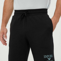 Emporio Armani Underwear pantaloni scurți lounge culoarea neagră
