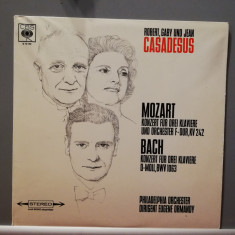 Mozart/Bach – Concert for 3 piano (1978/CBS/RFG) - VINIL/Vinyl/NM+