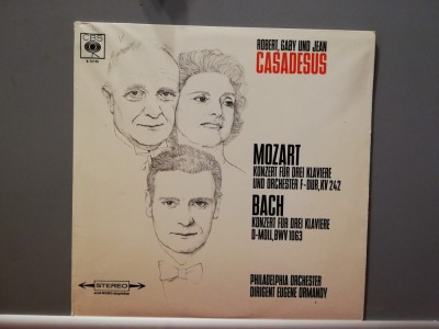 Mozart/Bach &amp;ndash; Concert for 3 piano (1978/CBS/RFG) - VINIL/Vinyl/NM+ foto