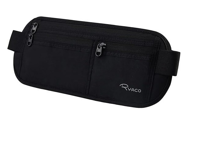 Borseta RYACO cu protectie RFID, negru - RESIGILAT