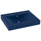 Cumpara ieftin Chiuveta baie lux orificiu robinet albastru 60x46 cm ceramica