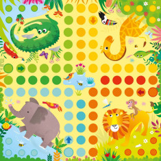 Carte pentru copii - Usborne Book & Board Game Animal Ludo