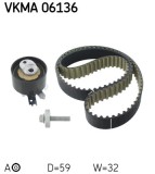 SKF VKMA 06136 Set curea de distributie