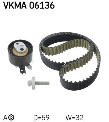 SKF VKMA 06136 Set curea de distributie