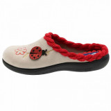 Papuci de casa dama, din textil, marca Inblu, EC84-002-52-89, crem, 36, 37, 39