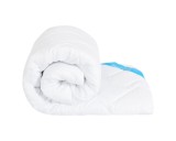 Cumpara ieftin Pilota de iarna antiacarieni, Somnomed, microfibra alba, 180x200, umplutura groasa de iarna, 400 gsm