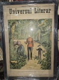 Ziarul Universul Literar nr. 35/1897 - pe coperta Printul Ferdinand in parcul Castelului Foisor la Sinaia &ndash; inramat