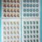 TIMBRE ROMANIA 1993 L.P.1330 ANIVERSARI EVENIMENTE 4 COLI 25 VALORI MNH