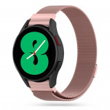 Curea Tech-Protect Milaneseband 2 pentru Samsung Galaxy Watch 4/5/5 Pro/6 Roz