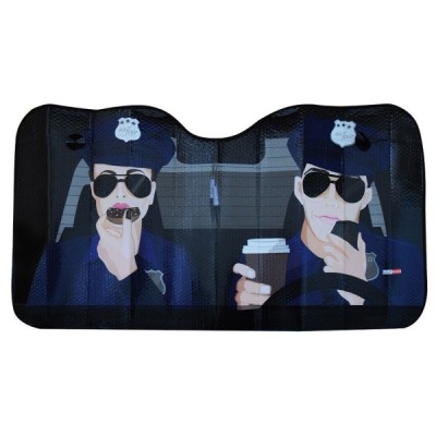 Parasolar parbriz 130x70cm, Police ; Best Automax foto