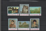 ROMANIA 1974 LP 839 REPRODUCERI DE ARTA IMPRESIONISMUL SERIE MNH NESTAMPILATA