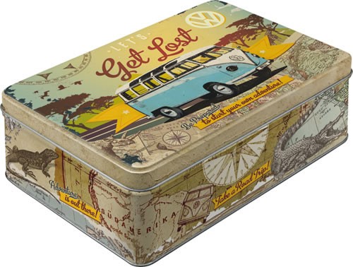 Cutie de depozitare metalica - Volkswagen Bulli - Get Lost