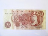 Marea Britanie/Anglia 10 Shillings 1966,bancnota din imagini