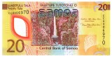 Samoa 20 Tala 2024, Bancnota P-49 UNC, Oceania