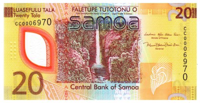 Samoa 20 Tala 2024 P-49 UNC foto