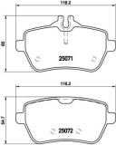 BREMBO P 50 103 PRIME LINE set placute frana,frana disc