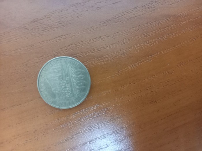 Monedă 50 de bani - 1989