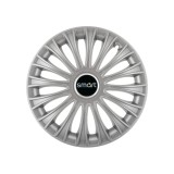 Set 4 Capace Roti 15 inchi (R15) Dino Gri, Compatibile cuSmart, Autohelix MSA