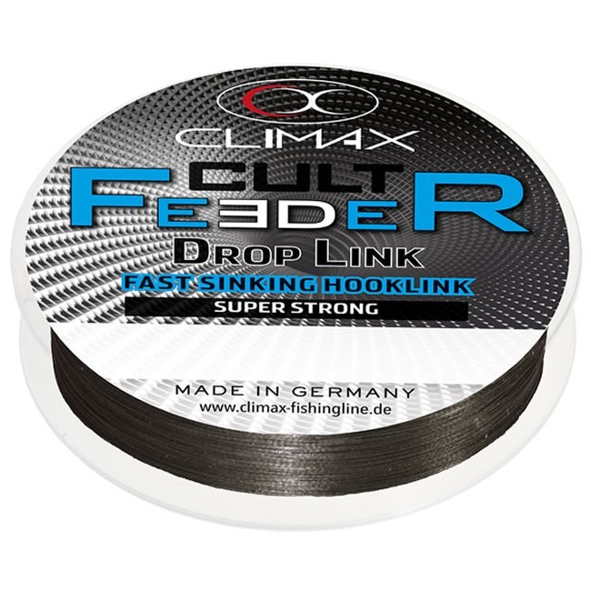 Fir Textil Climax Cult Feeder Fast Sinking Droplink 10m 0.06mm 3.2kg Dark Grey