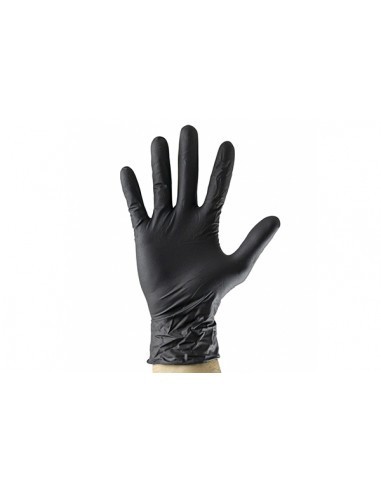 Manusi De Lucru Din Nitril De Unica Folosinta De Culoare Neagra Marime L Set 100 buc JBM