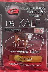 Premix Vitaminic-Mineral pentru vitei, concentrat premium pentru vitei, ENERGO KALF 1%, sac 1 KG