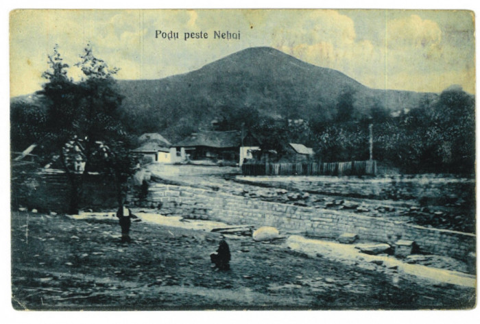 3414 - NEHOIU, Buzau, Bridge, Romania - old postcard - used