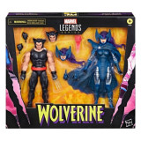 Wolverine 50th Anniversary Marvel Legends Set 2 figurine articulate Wolverine &amp; Psylocke 15 cm, Hasbro