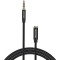 Cablu audio Vention, Jack 3.5mm (T) la Jack 3.5mm (M), 3m, conectori auriti, braided BBC, negru, &quot;BHCBI&quot; (timbru verde 0.18 lei) - 6922794765696