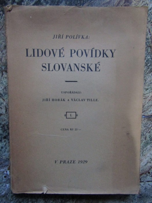Lidov&eacute; pov&iacute;dky slovansk&eacute; - Jiř&iacute; Pol&iacute;vka - LIMBA CEHA
