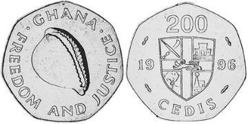 Ghana 1996 - 200 cedis UNC