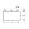 Radiator Incalzire BMW Seria 5 E60/E61, 06.2003-2010, 520d, 525d, 530d, 535d diesel, aluminiu brazat/aluminiu, 258x135x26 mm,