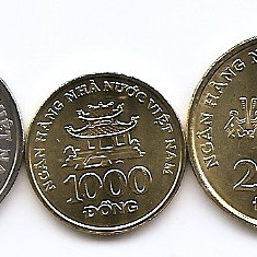 Vietnam Set 5 - 200, 500, 1.000, 2.000, 5.000 Dong 2003 - UNC !!!