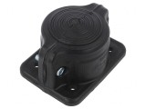 Manșon negru IP55 8-67mm 1 orificiu