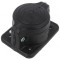 Manșon negru IP55 8-67mm 1 orificiu