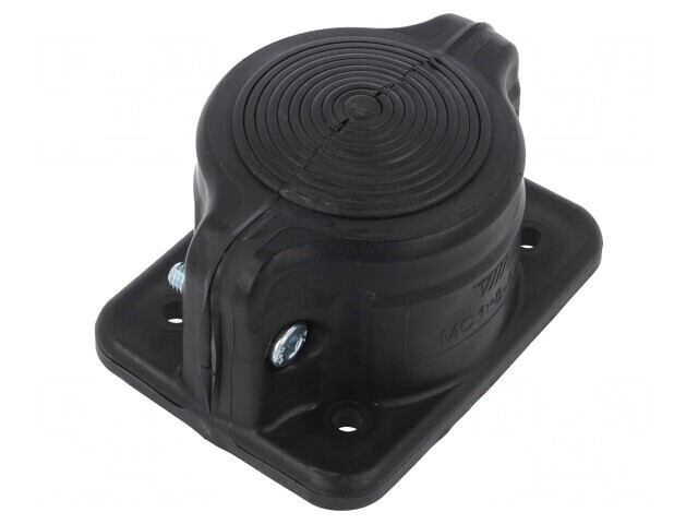 Manșon negru IP55 8-67mm 1 orificiu