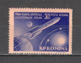 Romania.1959 Posta aeriana-Satelit artificial CR.80, Nestampilat