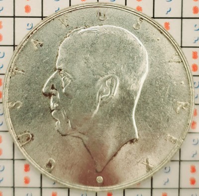 Suedia 2 coroane Kronor 1938 - Delaware - argint - km 807 - A008 foto