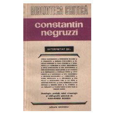 Constantin Negruzzi interpretat de...