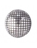 Balon folie sfera 3D GLOB DISCO 55x55 cm