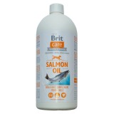 Brit Care Ulei de Somon 1000ml - Supliment Omega 3 Caini, Blana Sanatoasa, Piele Hidratata, Antiinflamator